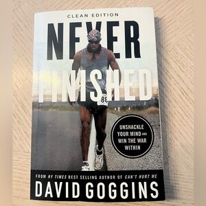 Never Finished by David Goggins Book